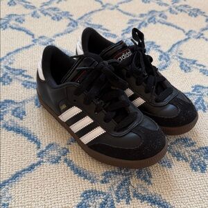 Adidas Kids Black and White Sneakers